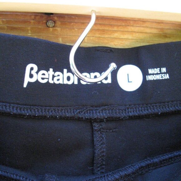 Betabrand Wide Leg Black Pants - Picture 6 of 6